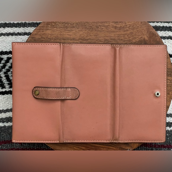 COACH Dusty Rose Glovetanned Leather Swagger 27 Bag & Wallet Set - Picture 14 of 16